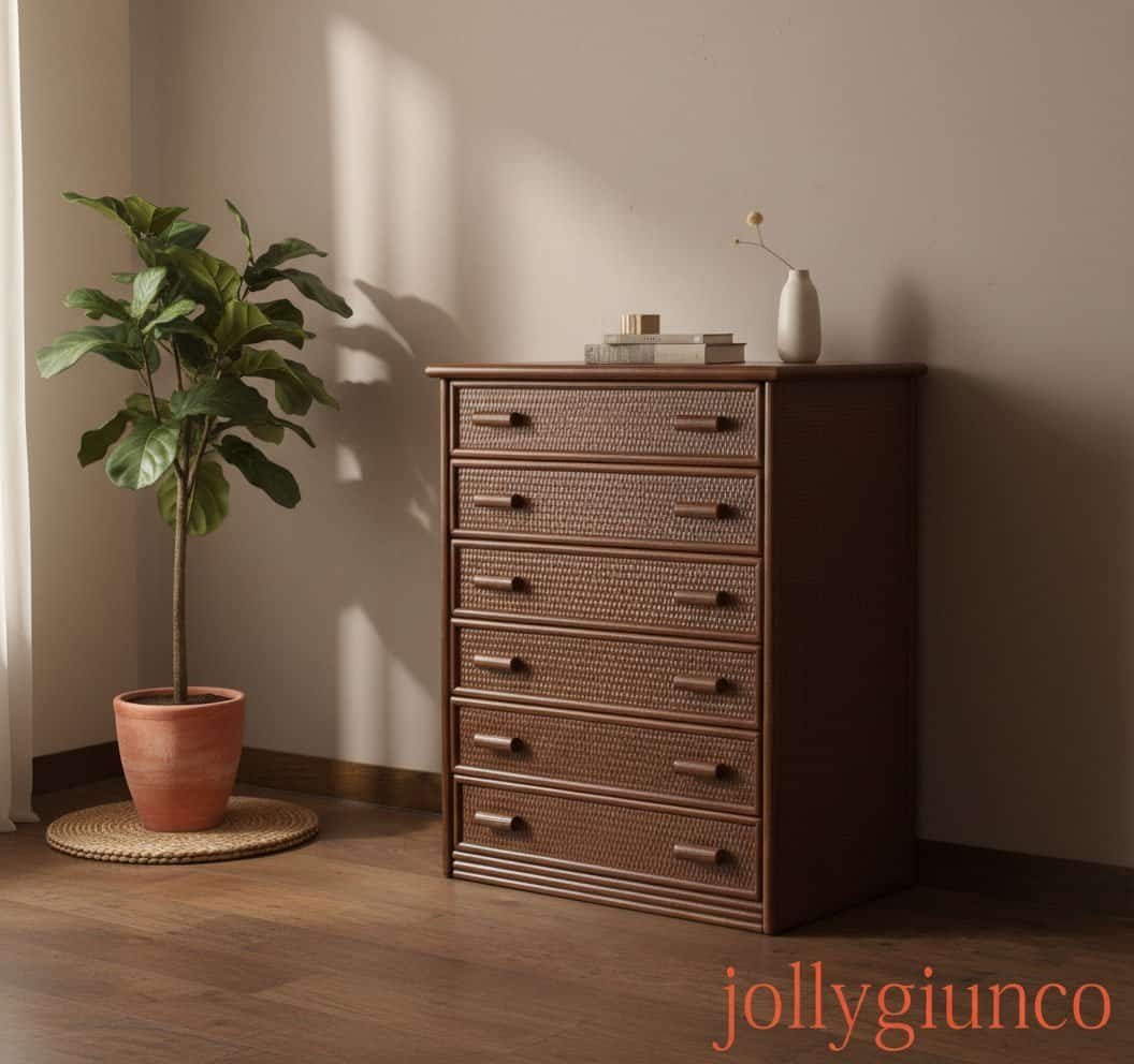 Cassettone-6-cassetti-in-rattanjpg - jollygiunco.eu Cassettone in rattan 6 cassetti Colore: Testa di moro