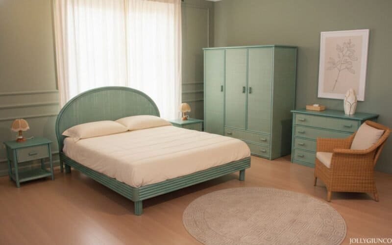 LettoArmoniainrattanjpg jollygiuncoeu letto matrimoniale armonia in rattan 2 piazze