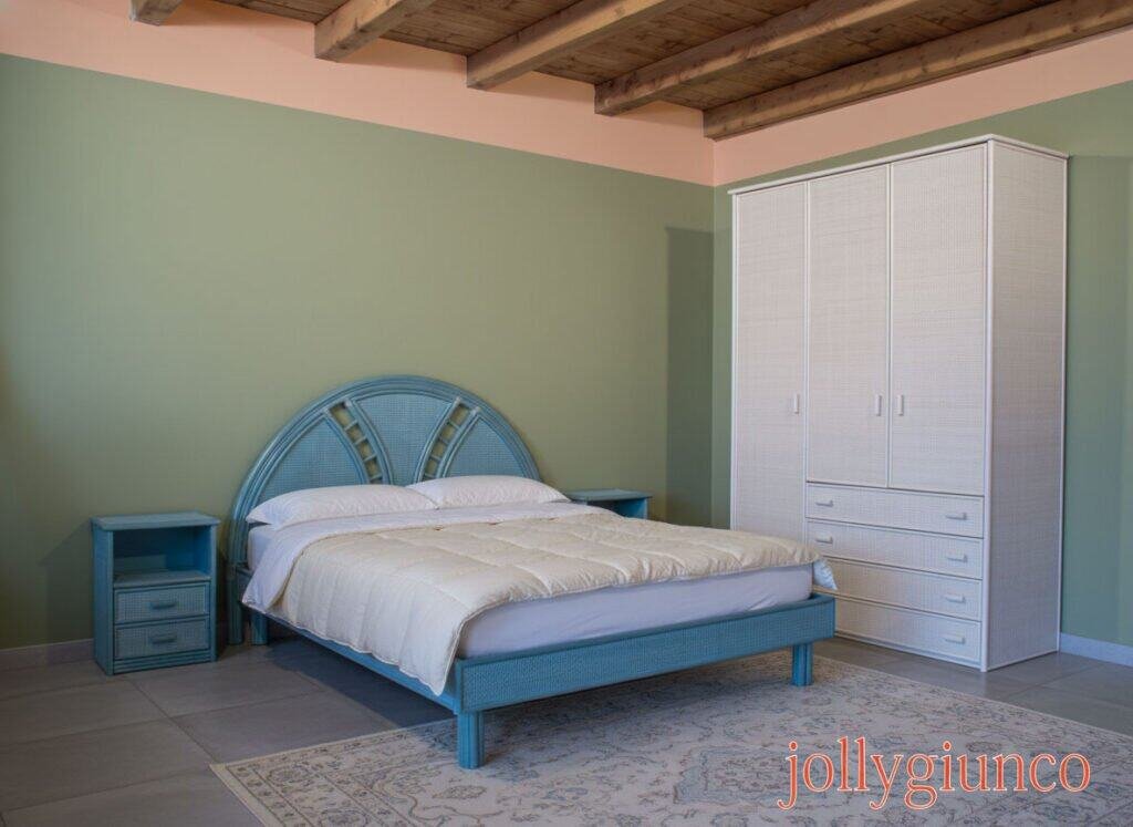 Letto-Serenità-in-rattan - jollygiunco.eu Letto Serenità matrimoniale in rattan