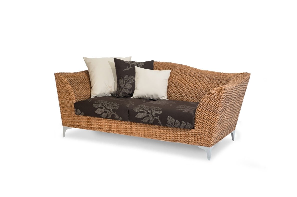 Hiu poltrona rattan jollygiuncoeu Poltrona in rattan con cuscini stile elegante e naturale