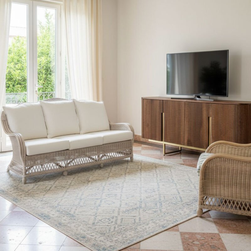 Present poltrona rattan