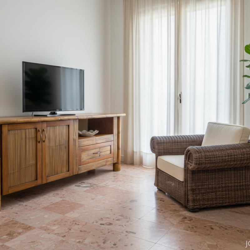 Mobile CALEN a 2 po. 1 cass. in bambù