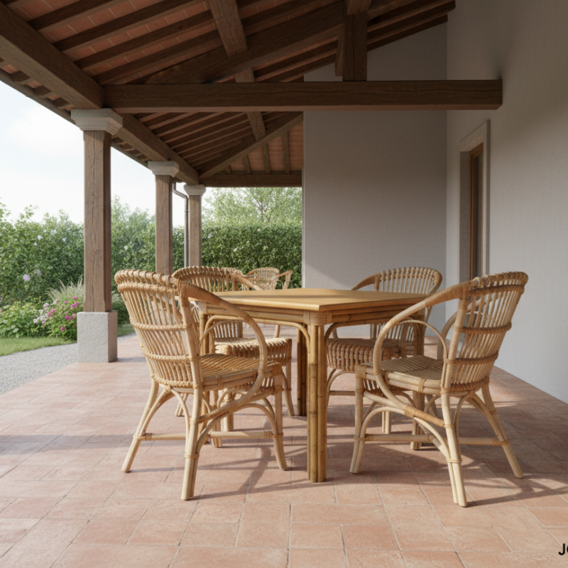 TAVOLO Nino IN GIUNCO 80