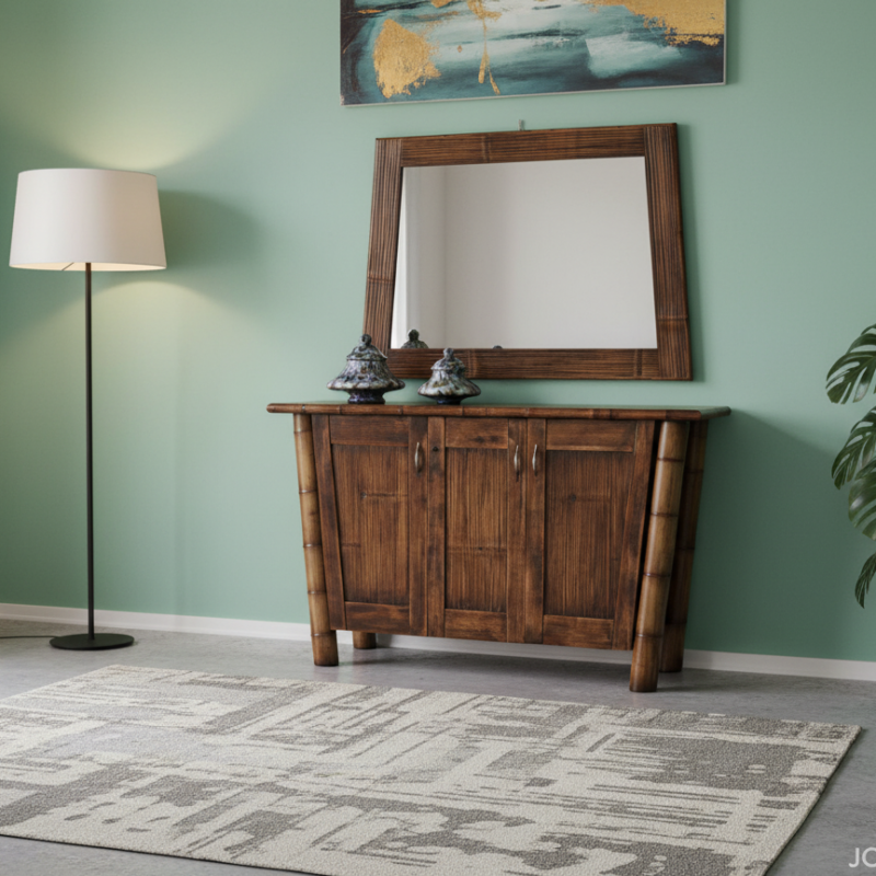 Mobile Teodoro esagonale in bambù