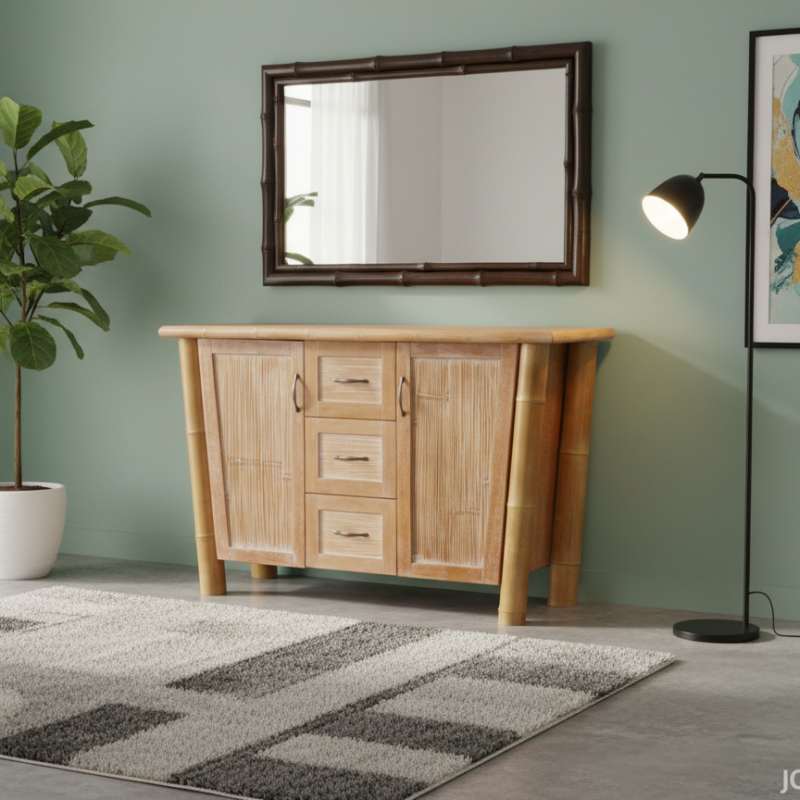 Mobile Teodoro esagonale in bambù