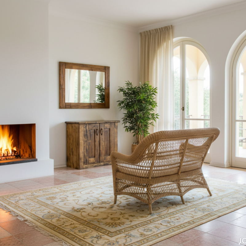 Mobile SORIN a 2 porte in bambù