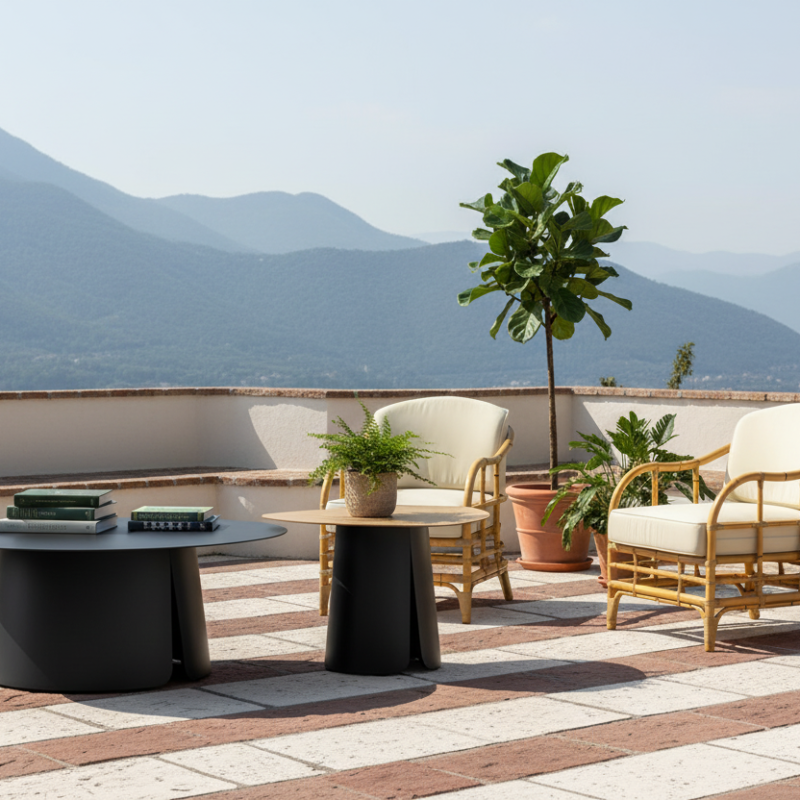 Amalia poltrona alluminio 