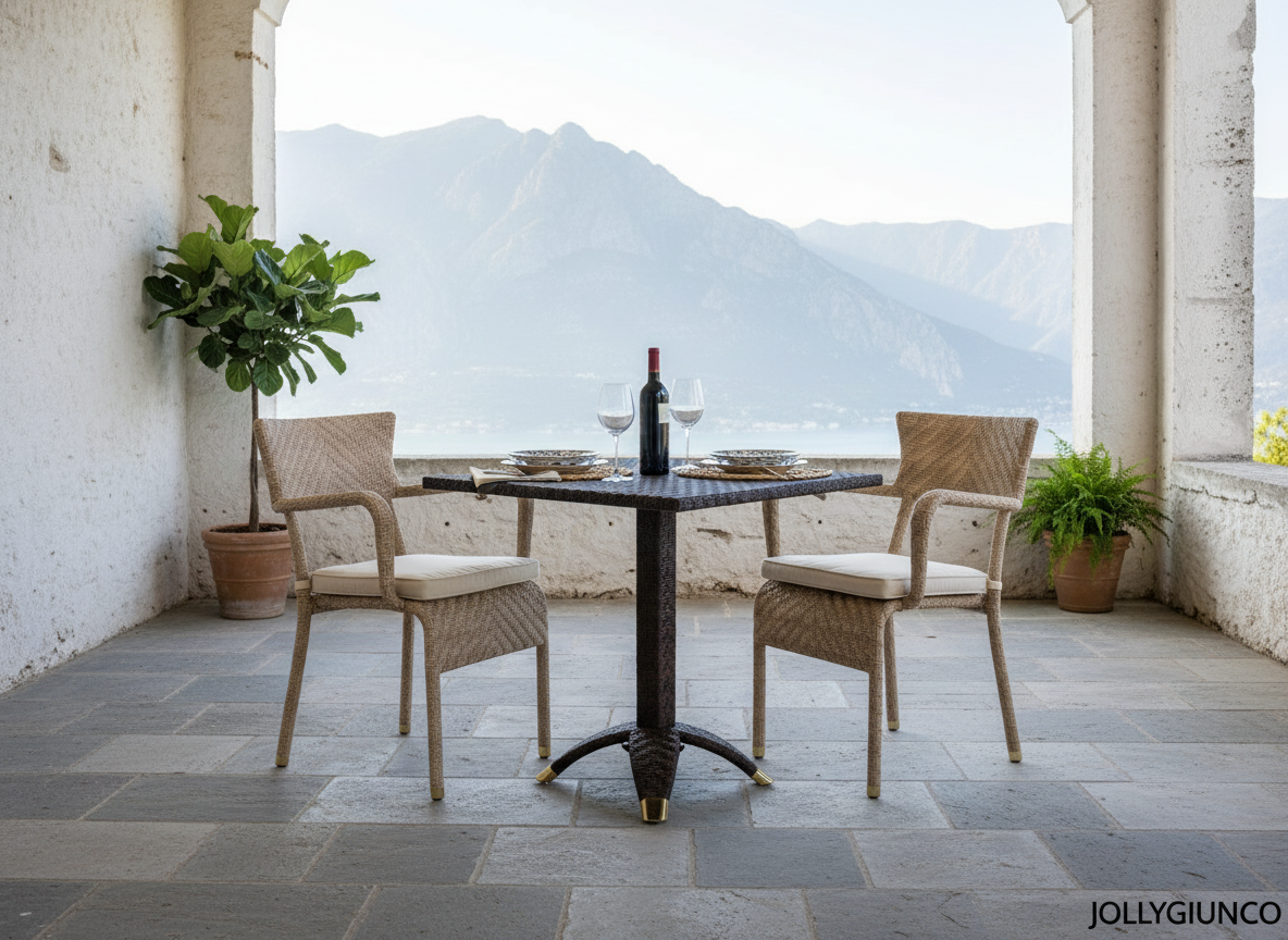 Anggrek sedia con bracciolo polyrattan10 jollygiuncoeu