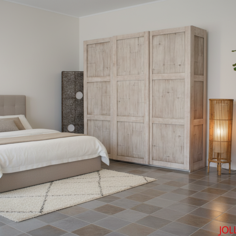 Armadio Atrani 3 Ante in Crash Bambù