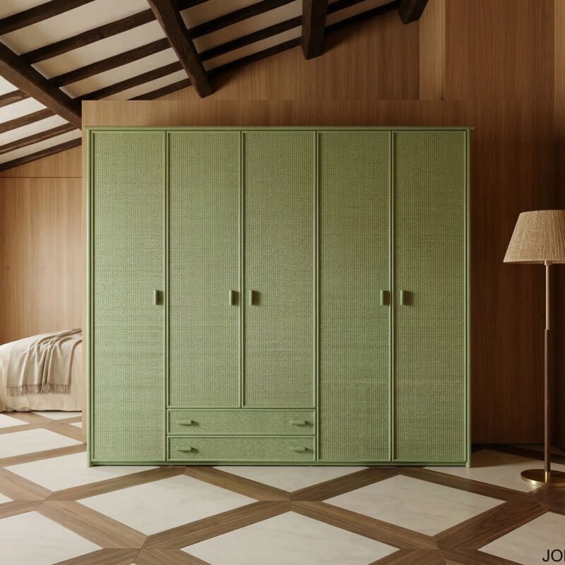 Armadio Carloforte in Rattan