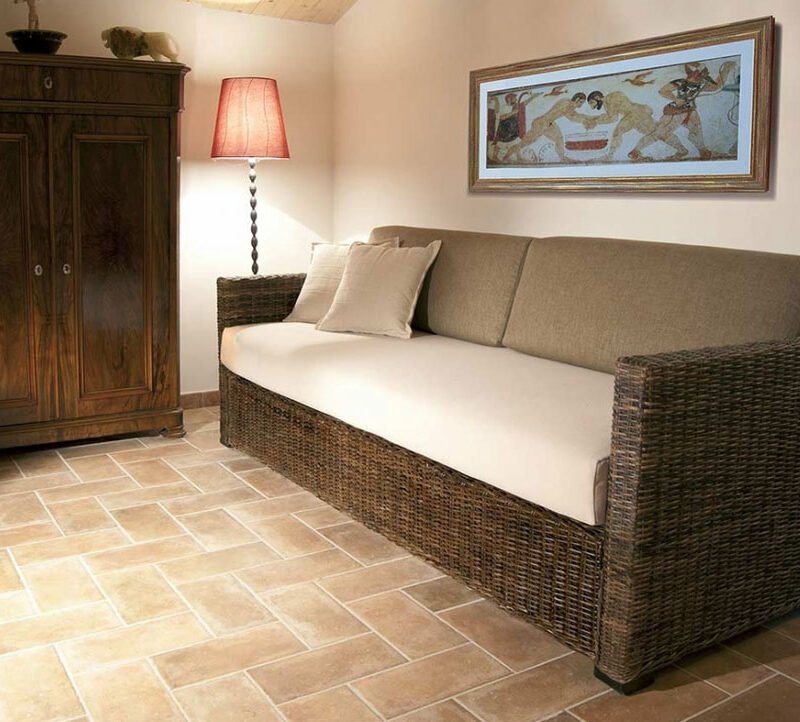 Breton divano letto rattan