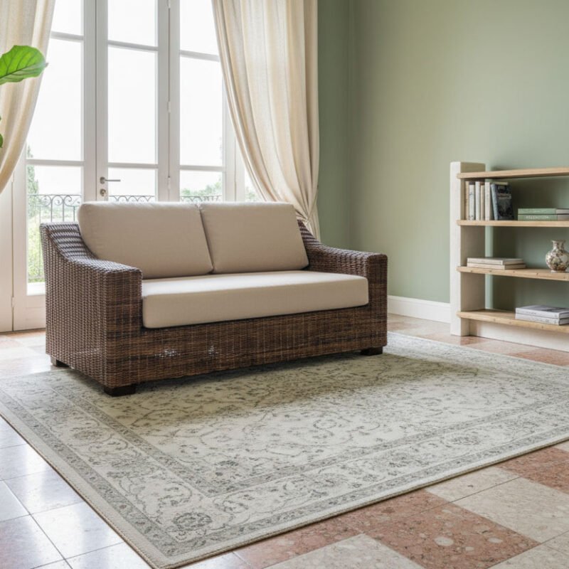 Cartesio divano letto Rattan