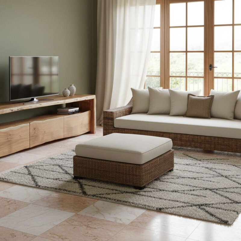 Cartesio divanone Rattan