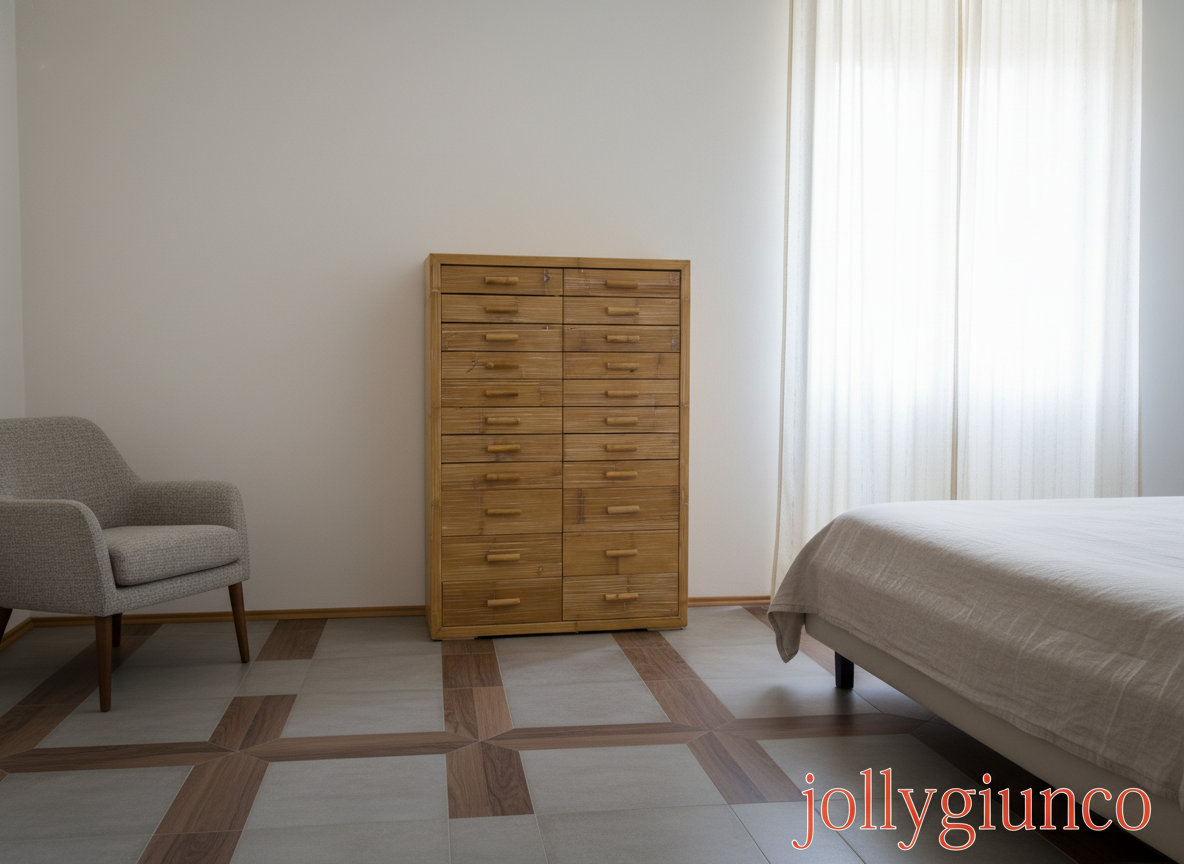 Cassettiera 22 cas ARON in crash bambù jollygiuncoeu