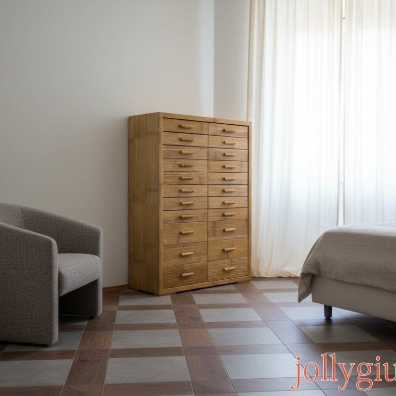 Cassettiera 22 cas. ARON in crash bambù