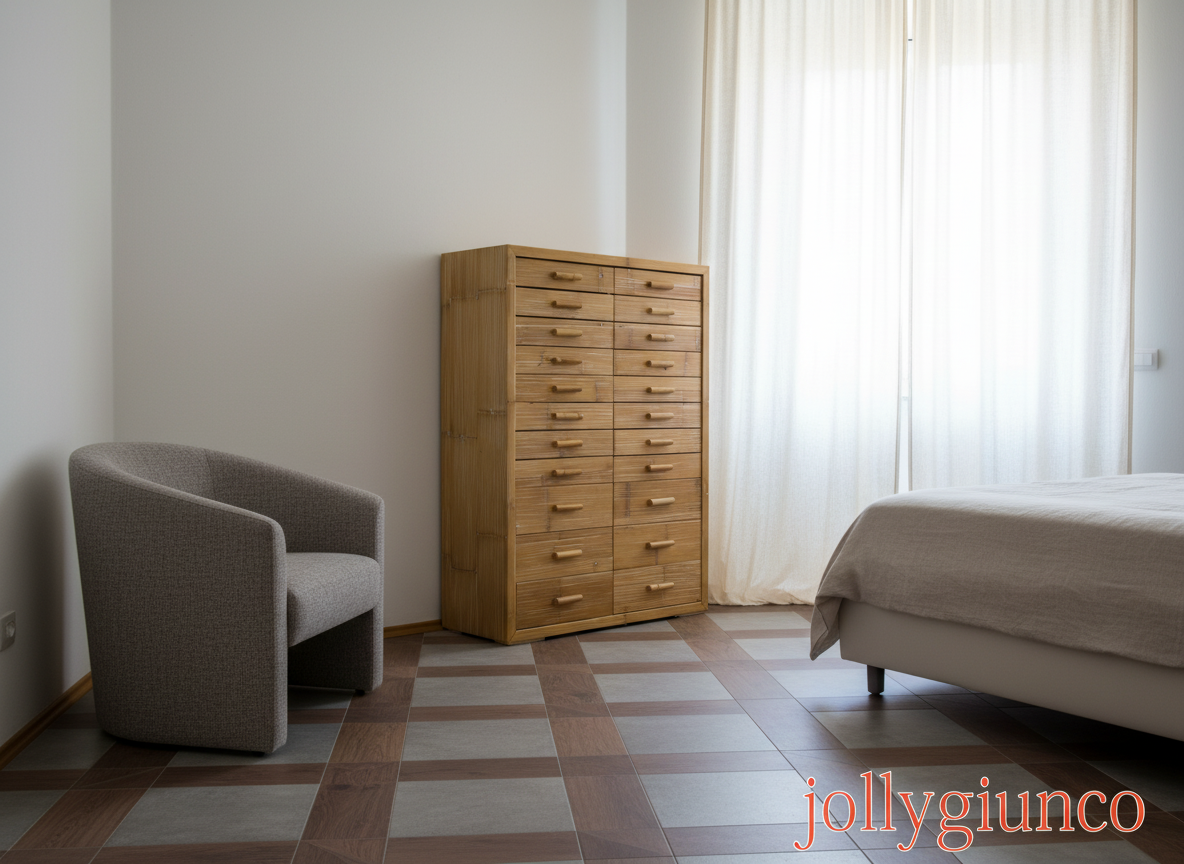 Cassettiera 22 cas ARON in crash bambù1 jollygiuncoeu