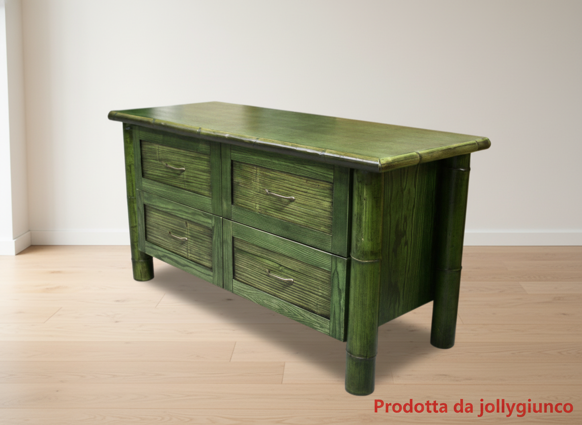 Cassettiera ORDINARY con canne di bambù1 jollygiuncoeu