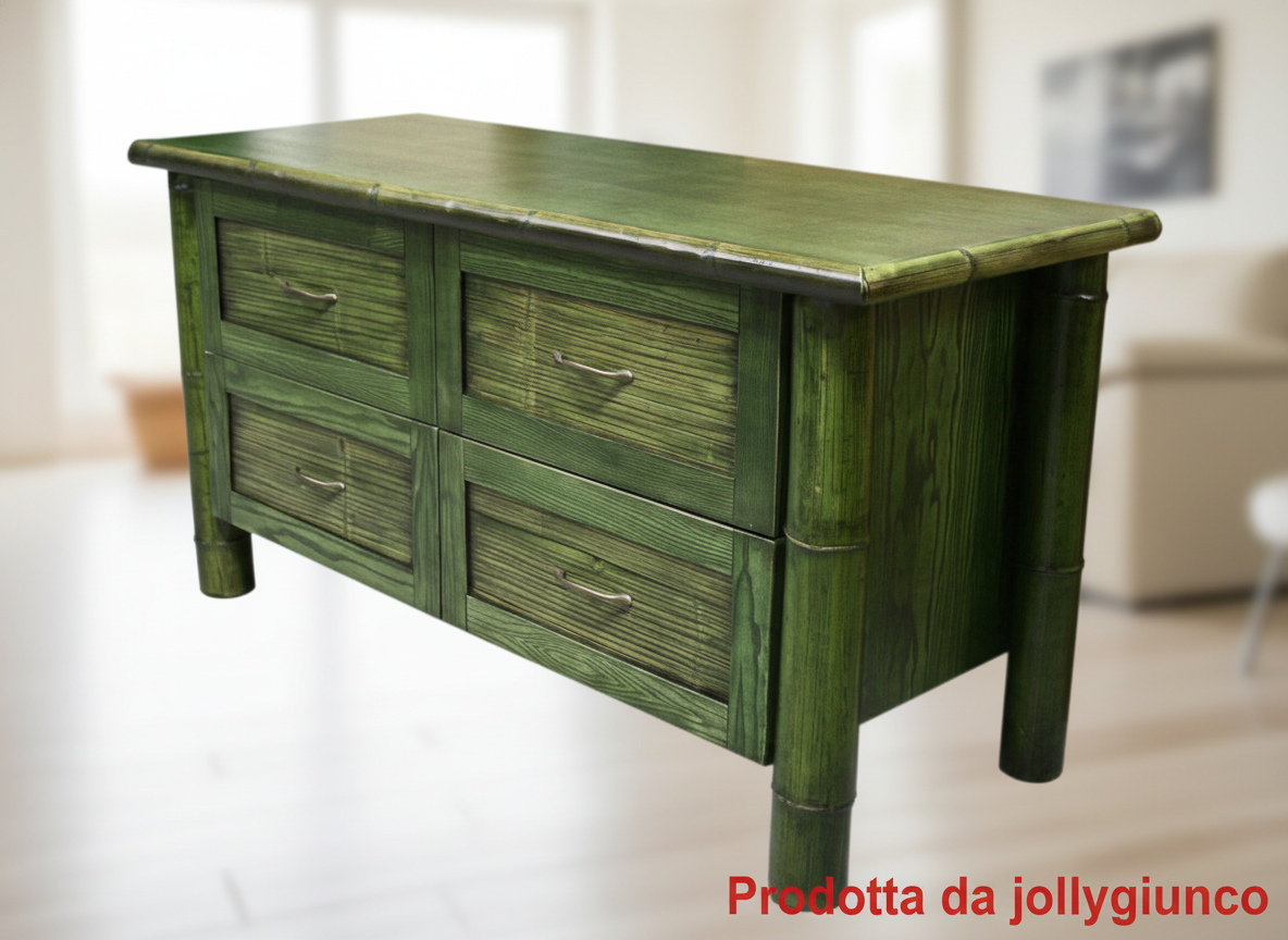 Cassettiera ORDINARY con canne di bambù2 jollygiuncoeu