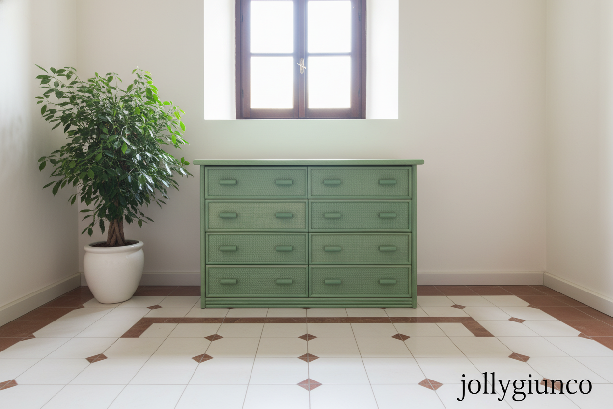 Cassettiera Sovana in rattan 8 cassetti jollygiuncoeu