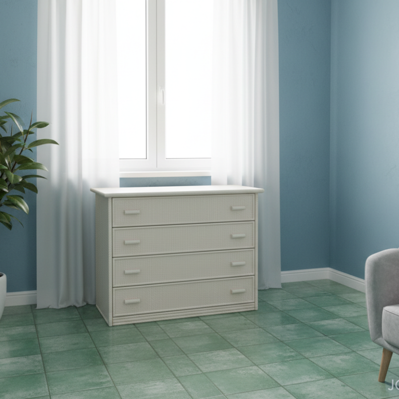 Cassettone Scicli in rattan