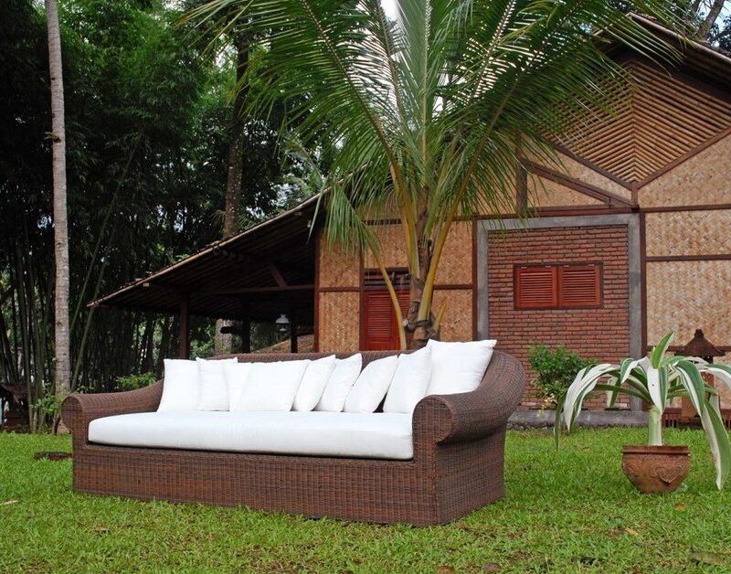 Cr08 Divano 3 posti Polyrattan