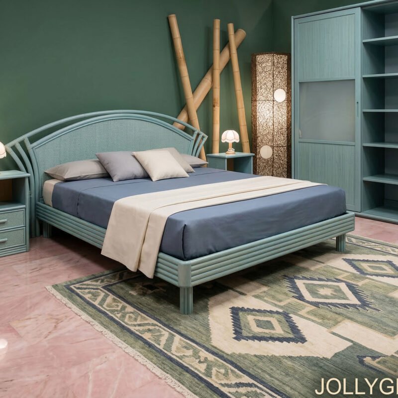 Letto Mery in rattan