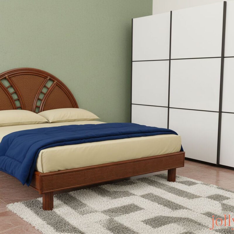 Letto Serenità in rattan artigianale