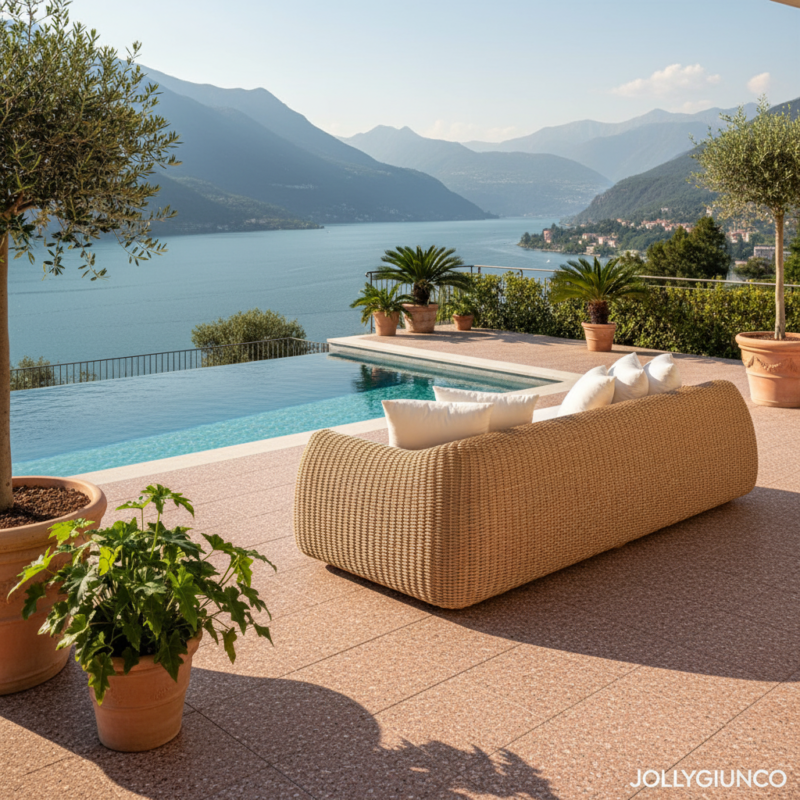 Mango divano 3 posti Polyrattan