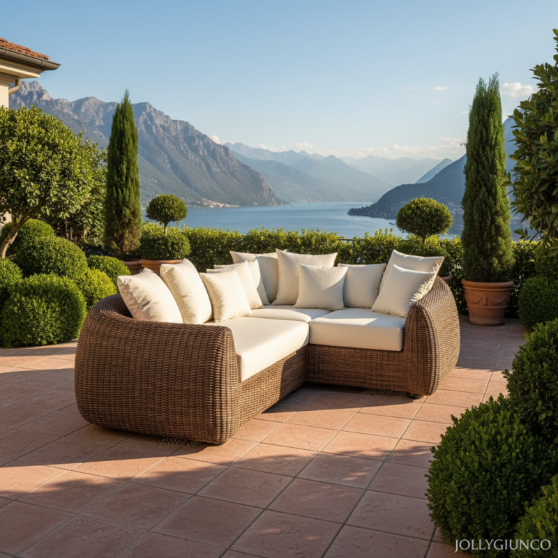 Mango divano ad angolo Polyrattan