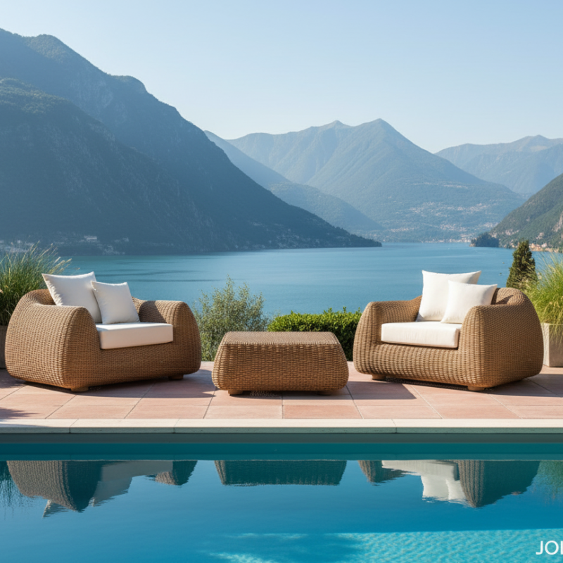 Mango tavolo da fumo Polyrattan