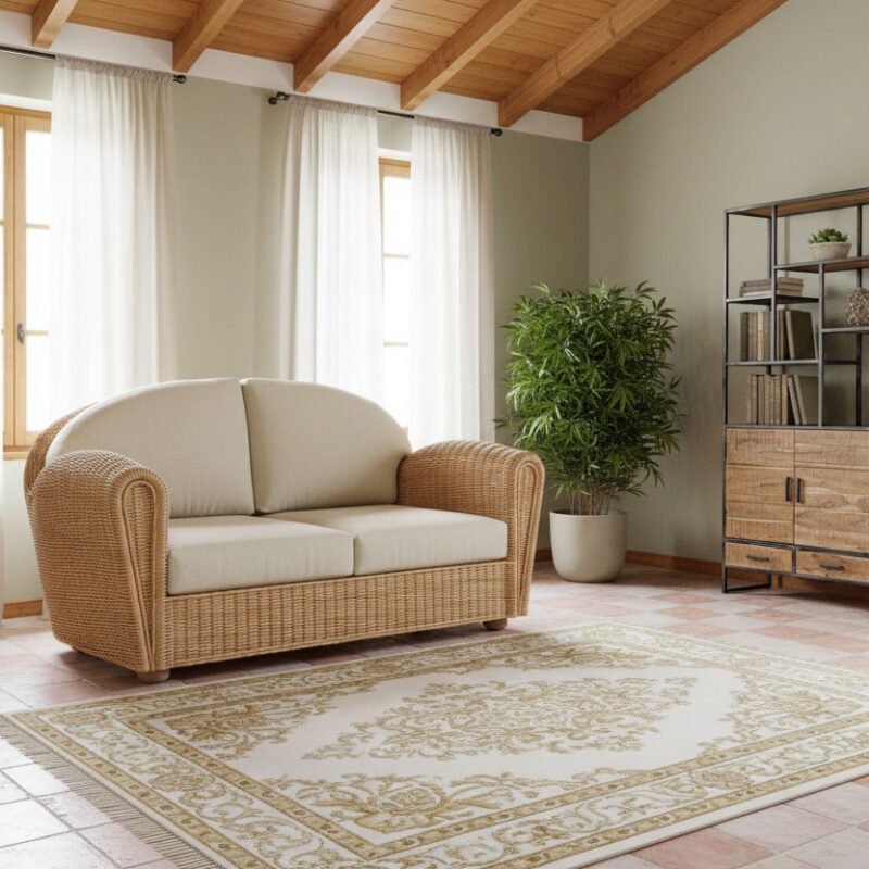 Miró divano 2 posti Rattan