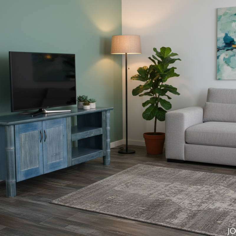 Mobile Leopoldo a 2 porte crash bambù