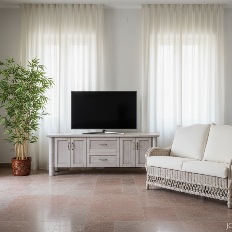 Mobile MANGAL porta TV in crash bambù