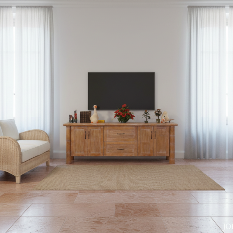 Mobile MANGAL porta TV in crash bambù