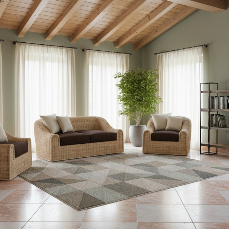 Palatino divano 2 posti rattan