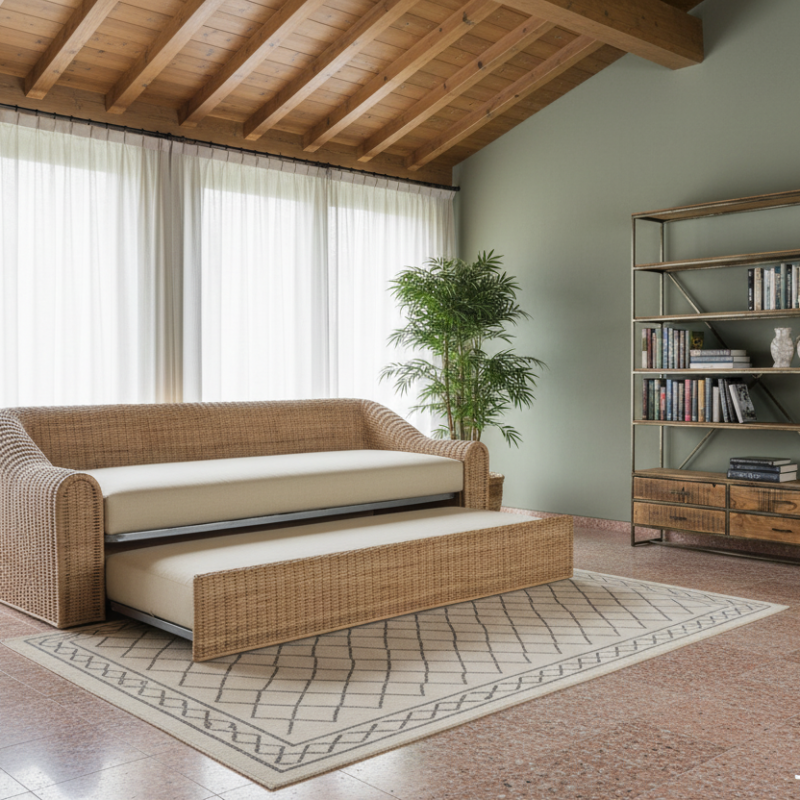 Palatino divano letto Rattan