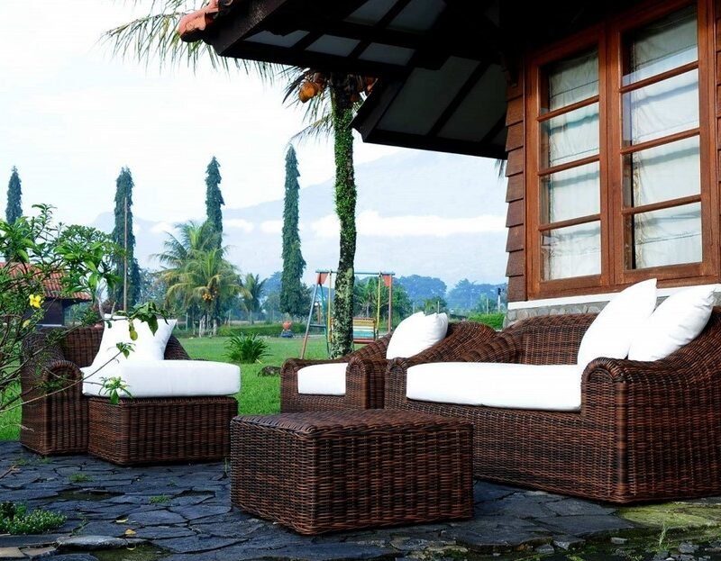 Palatino divano 2 posti Polyrattan