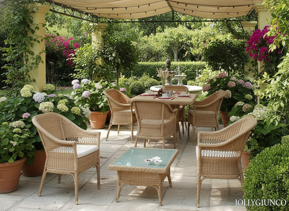 Primavera tavolo da fumo Polyrattan10 jollygiuncoeu