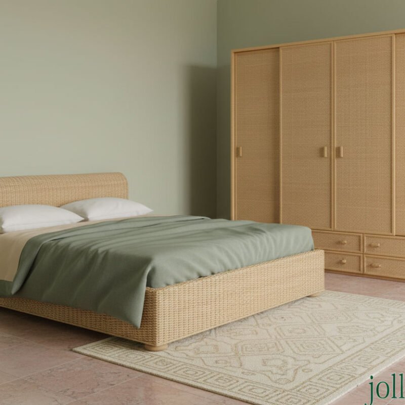 Professor Brown 170 letto Rattan