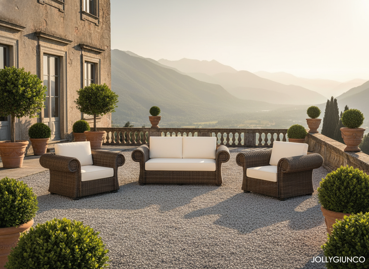 Professor Brown Divano 2 posti Polyrattan11 jollygiuncoeu