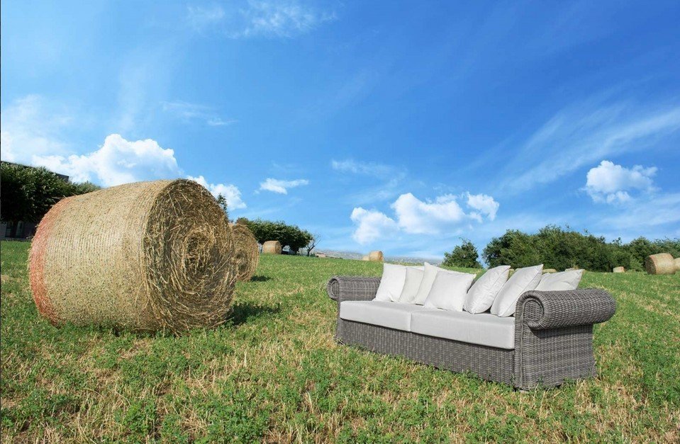 Professor Brown Divano 2 posti Polyrattan3 jollygiuncoeu