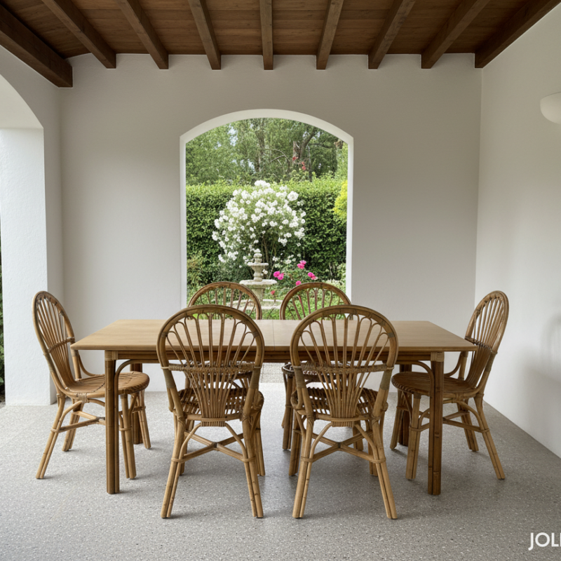 Sedia francesina in giunco