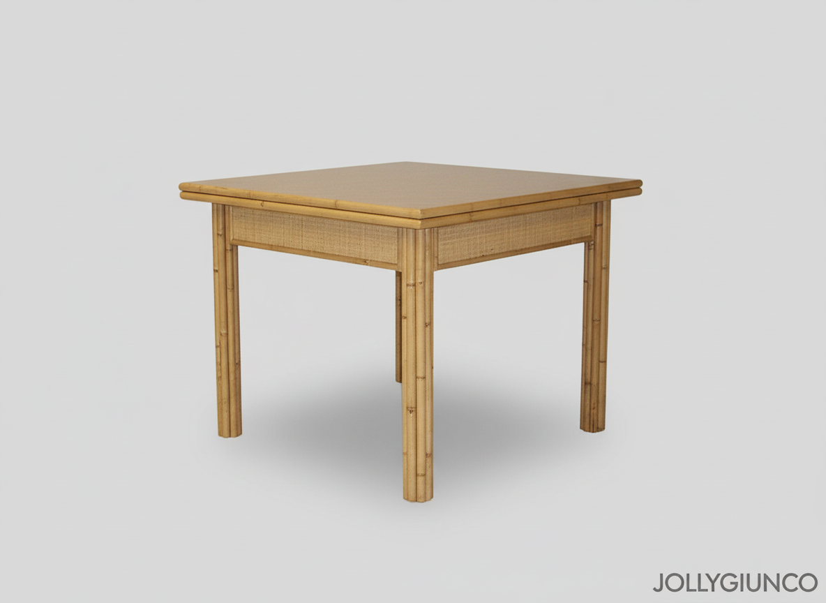 Tavolo quadrato in giunco4 jollygiuncoeu