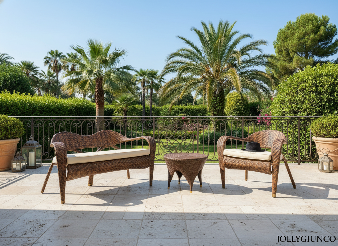 Theo over pouffotto Polyrattan10 jollygiuncoeu