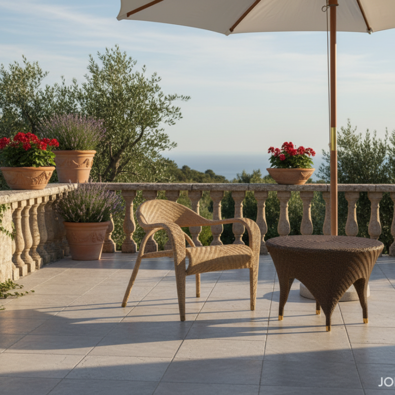 Theo over poltrona Polyrattan