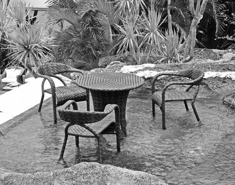 Theo tavolo 100 da pranzo polyrattan