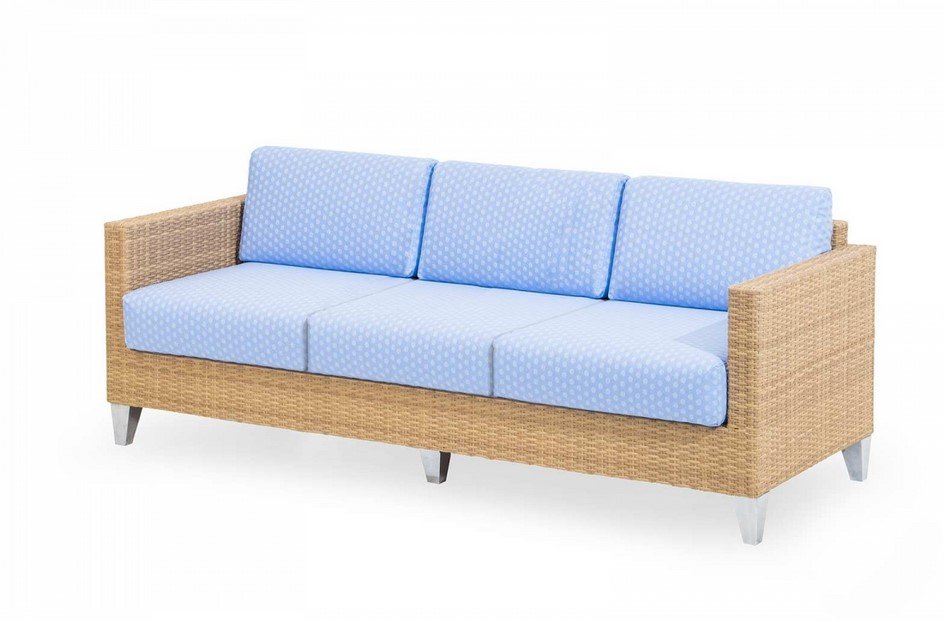 Yuli divano 3 posti Polyrattan jollygiuncoeu