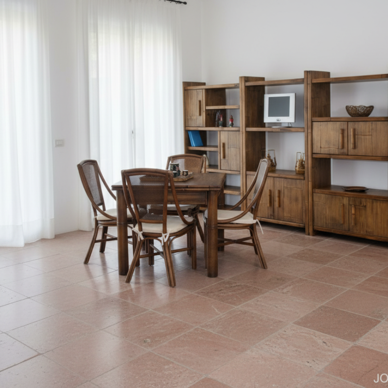 Tavolo STANLEY quadrato apribile in bambù