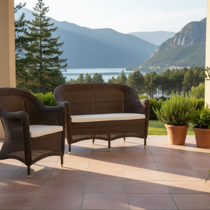 consueto divanetto Polyrattan