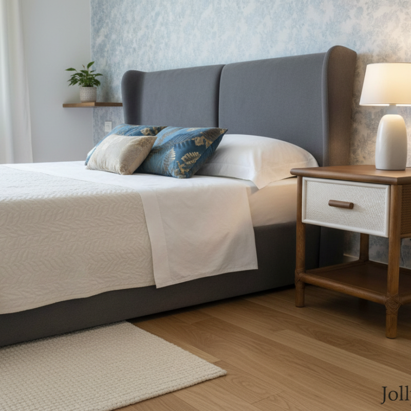 Comodino Delfy in Rattan 1 Cassetto